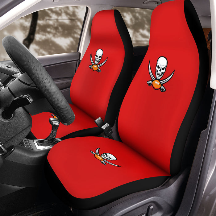 skull tampa bay buccaneers football Car Seat Covers