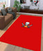 skull tampa bay buccaneers football Living room carpet rugs