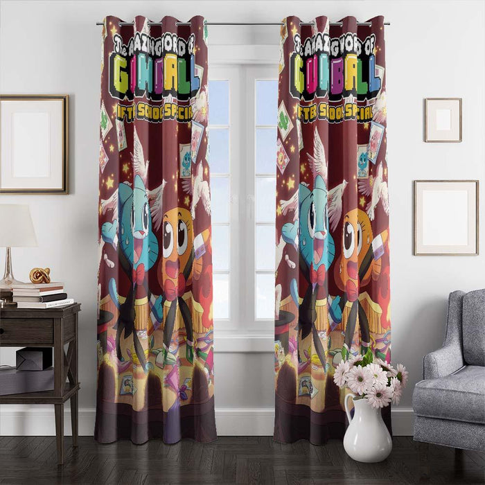 the amazing world of gumball after school special window curtains