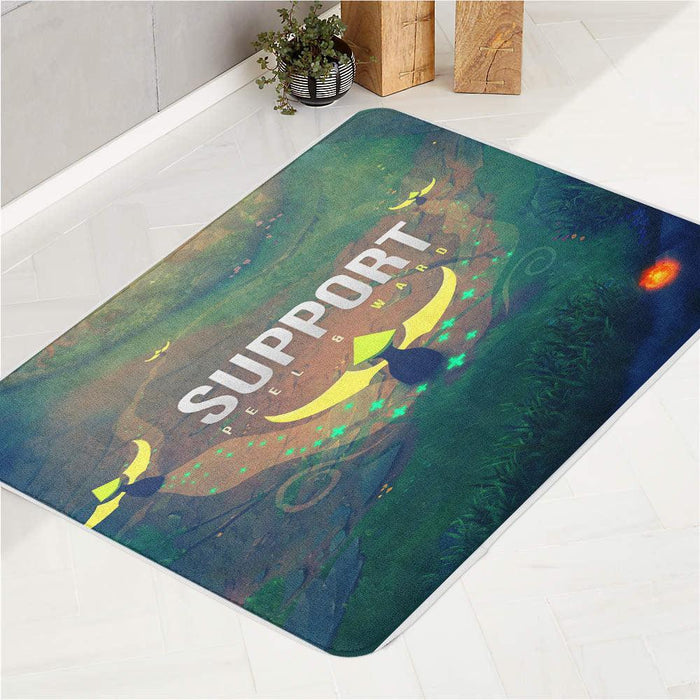 support peel and ward league of legends bath rugs