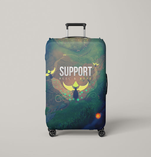 support peel and ward league of legends Luggage Covers | Suitcase