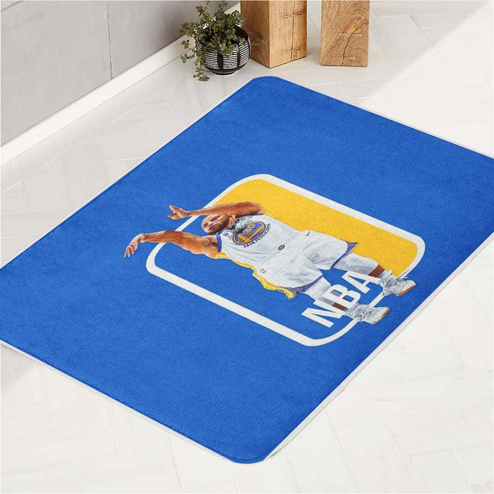 slam dunk nba logo player bath rugs