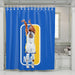 slam dunk nba logo player shower curtains