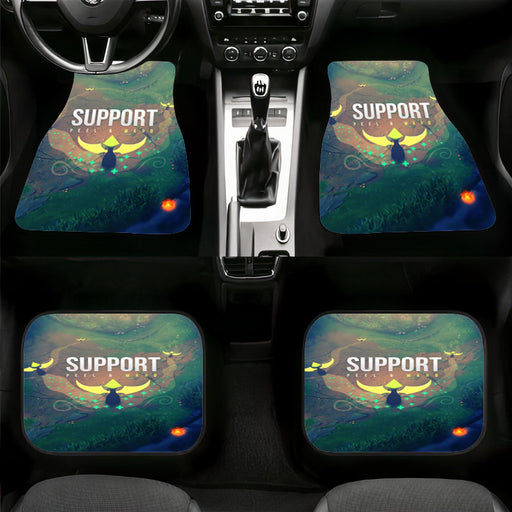support peel and ward league of legends Car floor mats Universal fit