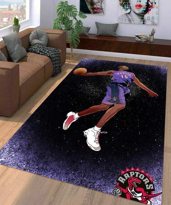 slam dunk raptors Living room carpet rugs