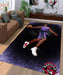 slam dunk raptors Living room carpet rugs