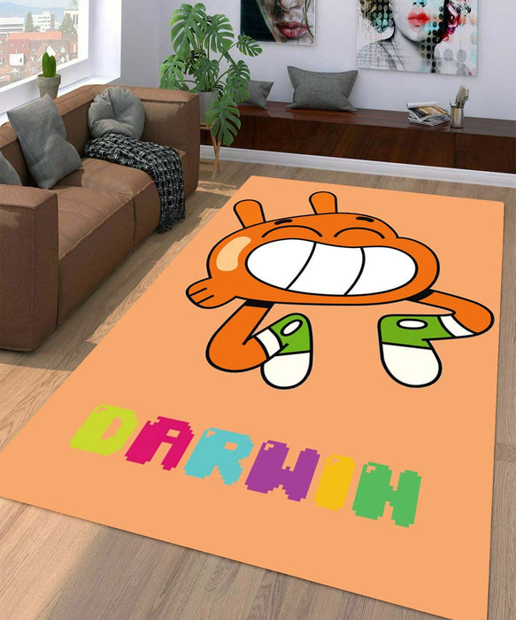 the amazing world of gumball darwin Living room carpet rugs