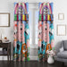 the amazing world of gumball happy window curtains
