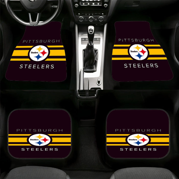 slim pittsburgh steelers Car floor mats Universal fit