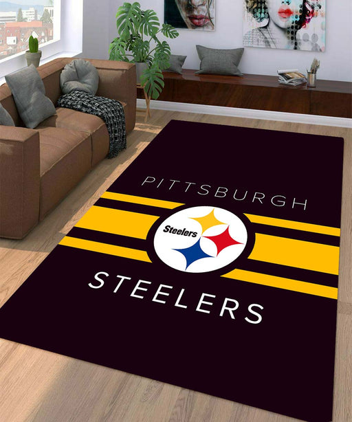 slim pittsburgh steelers Living room carpet rugs