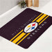 slim pittsburgh steelers bath rugs