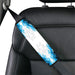 static blue ornament abstract Car seat belt cover