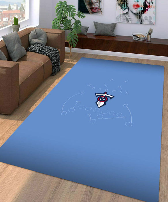 small sword of tennessee titans Living room carpet rugs