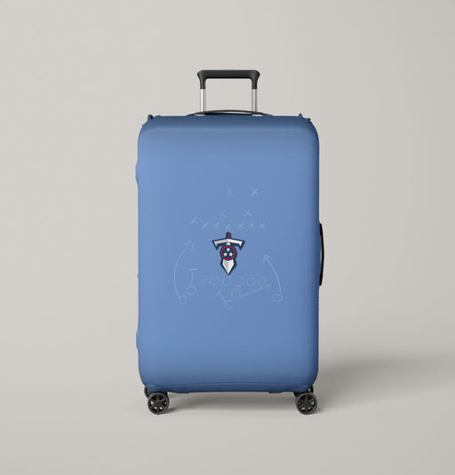 small sword of tennessee titans Luggage Covers | Suitcase