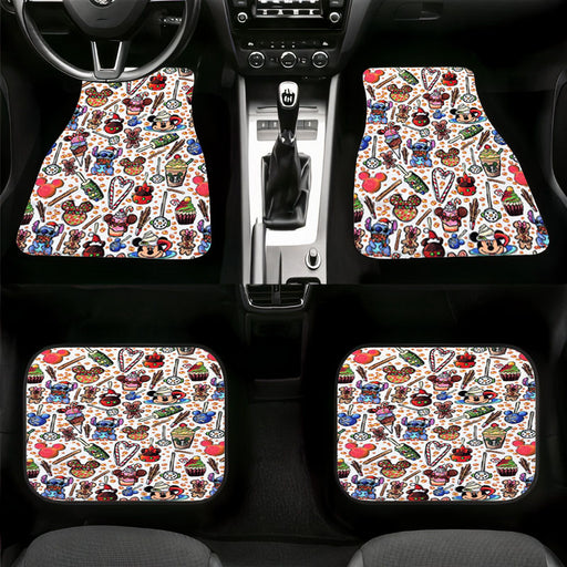 stitch mickey mouse disneyland Car floor mats Universal fit