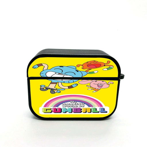 the amazing world of gumball yellow character airpods case