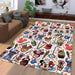 stitch mickey mouse disneyland Living room carpet rugs