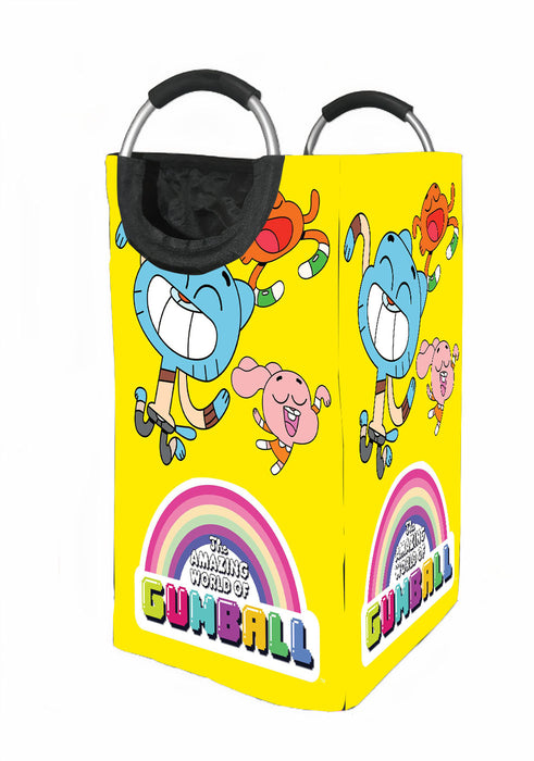 the amazing world of gumball yellow character Laundry Hamper | Laundry Basket