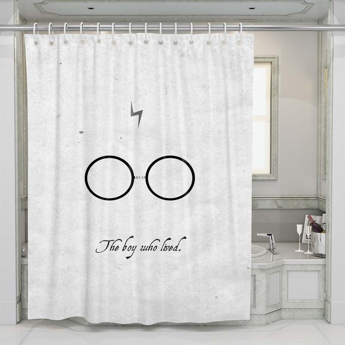 the boy who loved harry potter shower curtains