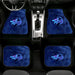 stitch with abstract pattern blue Car floor mats Universal fit