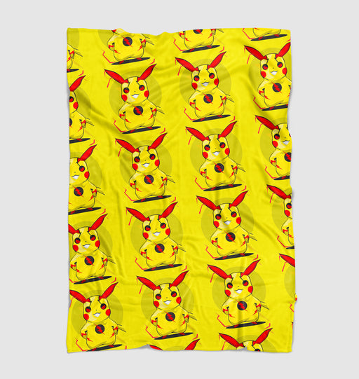 storm pikachu red mode Ultra soft fleece blanket