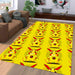 storm pikachu red mode Living room carpet rugs