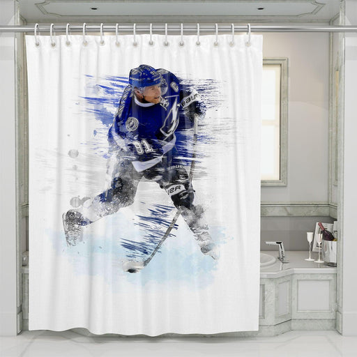 smooth steven stamkos player nhl shower curtains