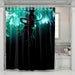 snake and altered carbon shower curtains