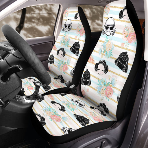 stormtrooper darth vader cute Car Seat Covers