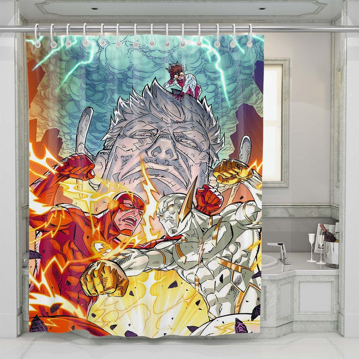 the flash power shower curtains