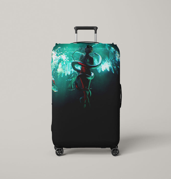 snake and altered carbon Luggage Covers | Suitcase