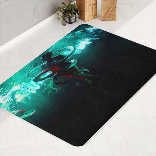 snake and altered carbon bath rugs