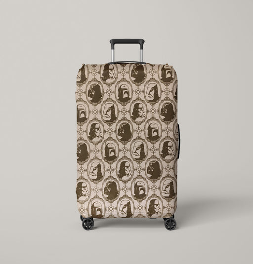 stormtroopers silhouette vintage Luggage Cover | suitcase