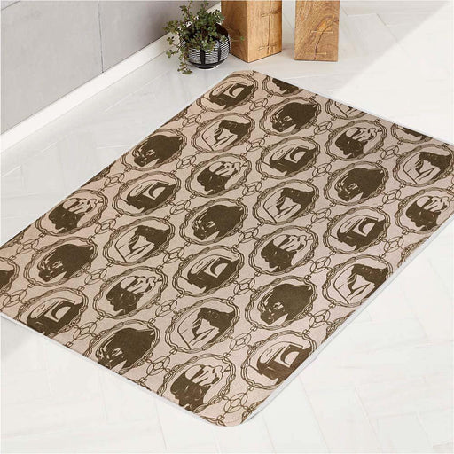 stormtroopers silhouette vintage bath rugs