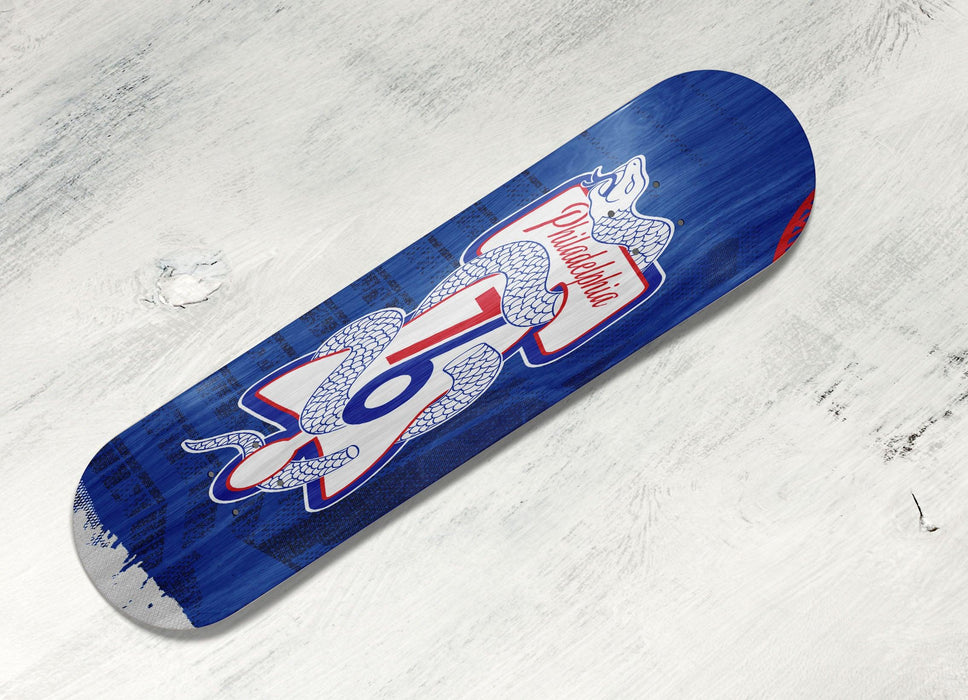 snakes and philadelphia 76ers Skateboard decks