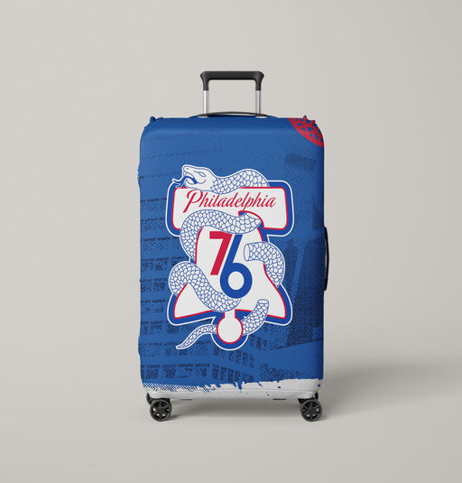 snakes and philadelphia 76ers Luggage Covers | Suitcase