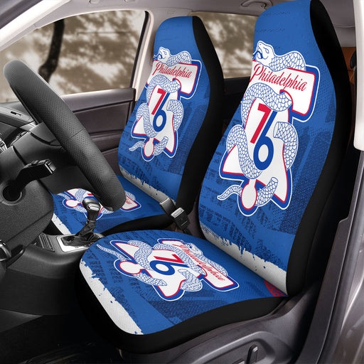 snakes and philadelphia 76ers Car Seat Covers