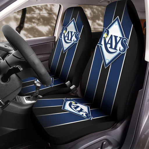 tampa bay rays logo Car Seat Covers