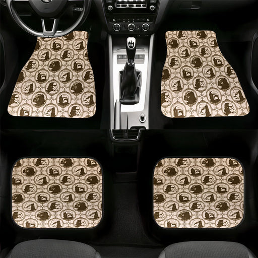 stormtroopers silhouette vintage Car floor mats Universal fit