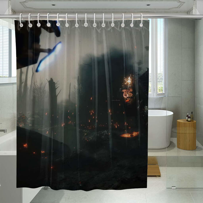 the flinstones character shower curtains