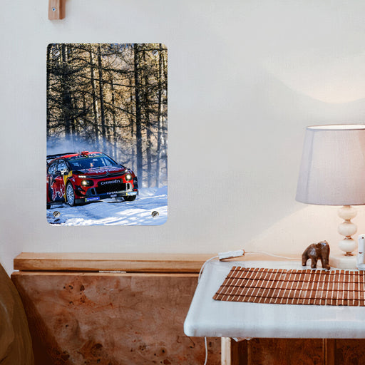 snow racing car always feel so extreme Poster Metal print wall art