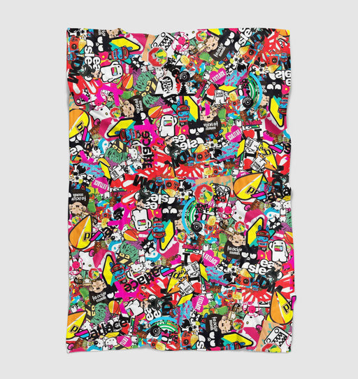 street art popular brand Ultra soft fleece blanket