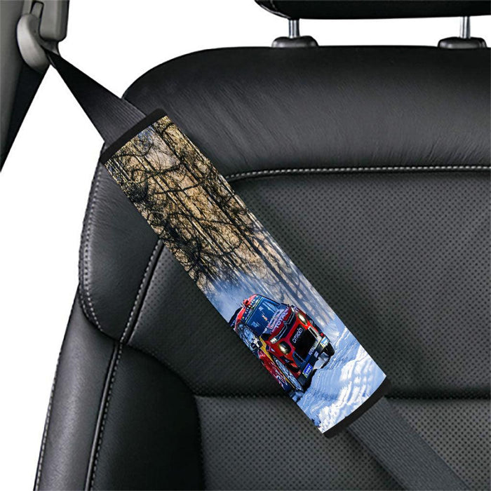 snow racing car always feel so extreme Car seat belt cover - Grovycase