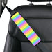 stretch rainbow lines color Car seat belt cover