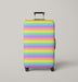 stretch rainbow lines color Luggage Cover | suitcase