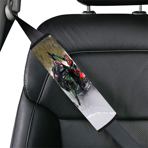 snow racing obstacle Car seat belt cover - Grovycase