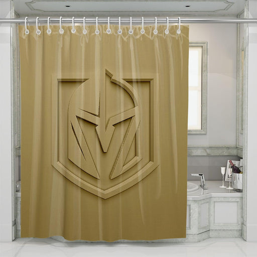 soft colour 3d vgk logo team shower curtains