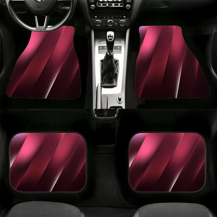 striped absract gradient Car floor mats Universal fit