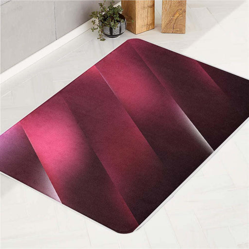 striped absract gradient bath rugs