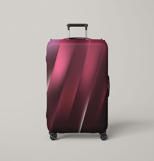 striped absract gradient Luggage Cover | suitcase